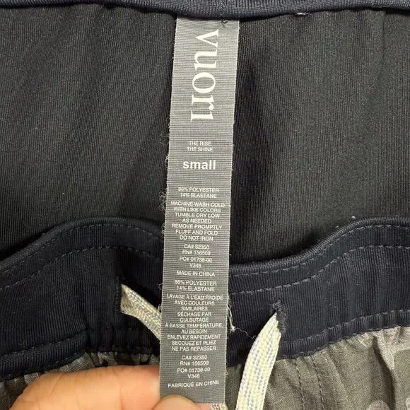 Vuori Stockton Shorts Men S Grey Black Compression Camouflage Workout Athletic